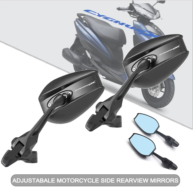 Универсальное мотоциклетное зеркало заднего вида для YAMAHA CYGNUSX 125 CYGNUS X 125 SMAX 155 ZUMA X BWS, противотуманное, антивибрационное, заднего вида