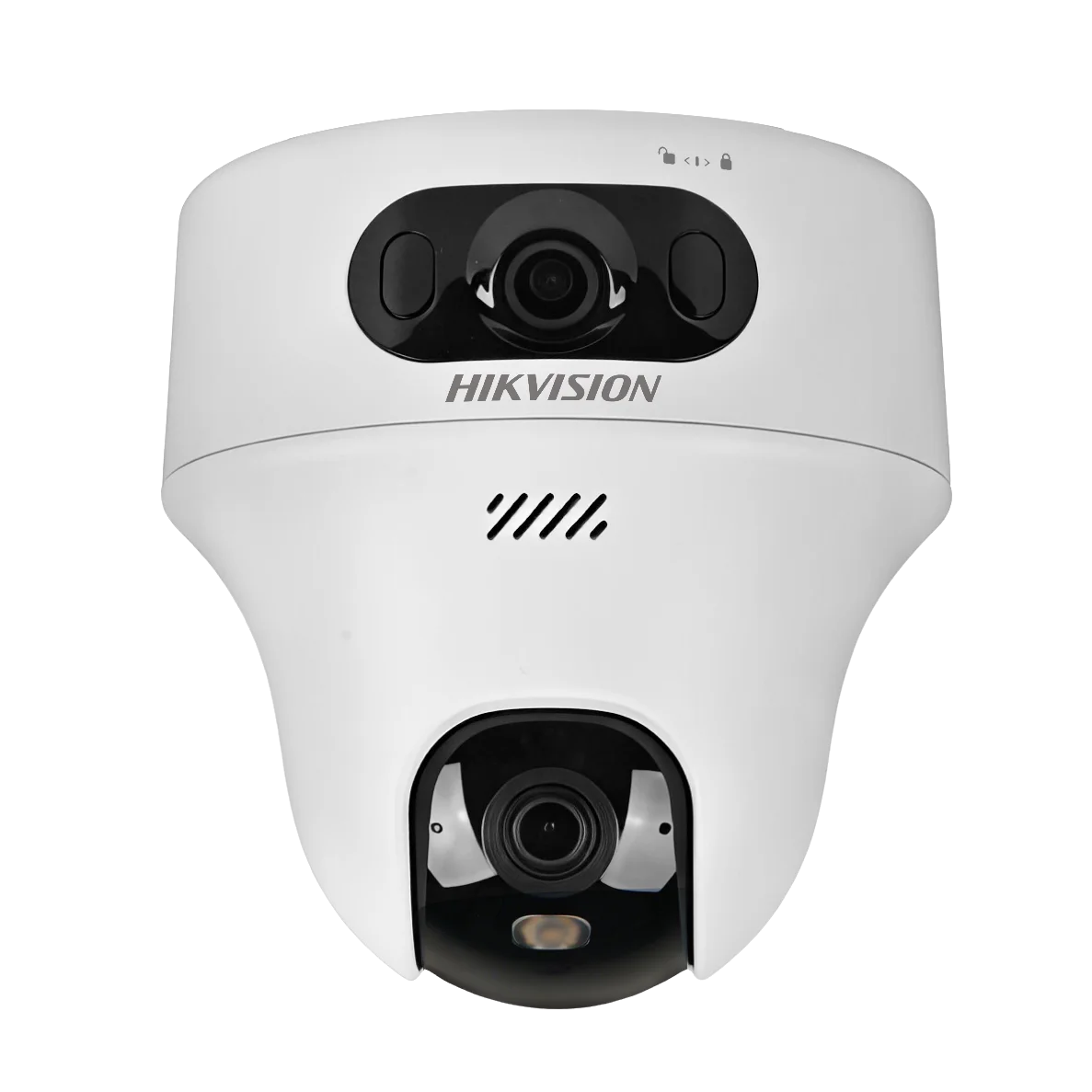 Hikvision Original 2K+2K Wi-Fi DS-2CFWQ6-D 6MP Wi-Fi Dual-Objektiv Innen-PT-Kamera mit Zwei-Wege-Audio, Smart Hybrid Light und Smart Tracking