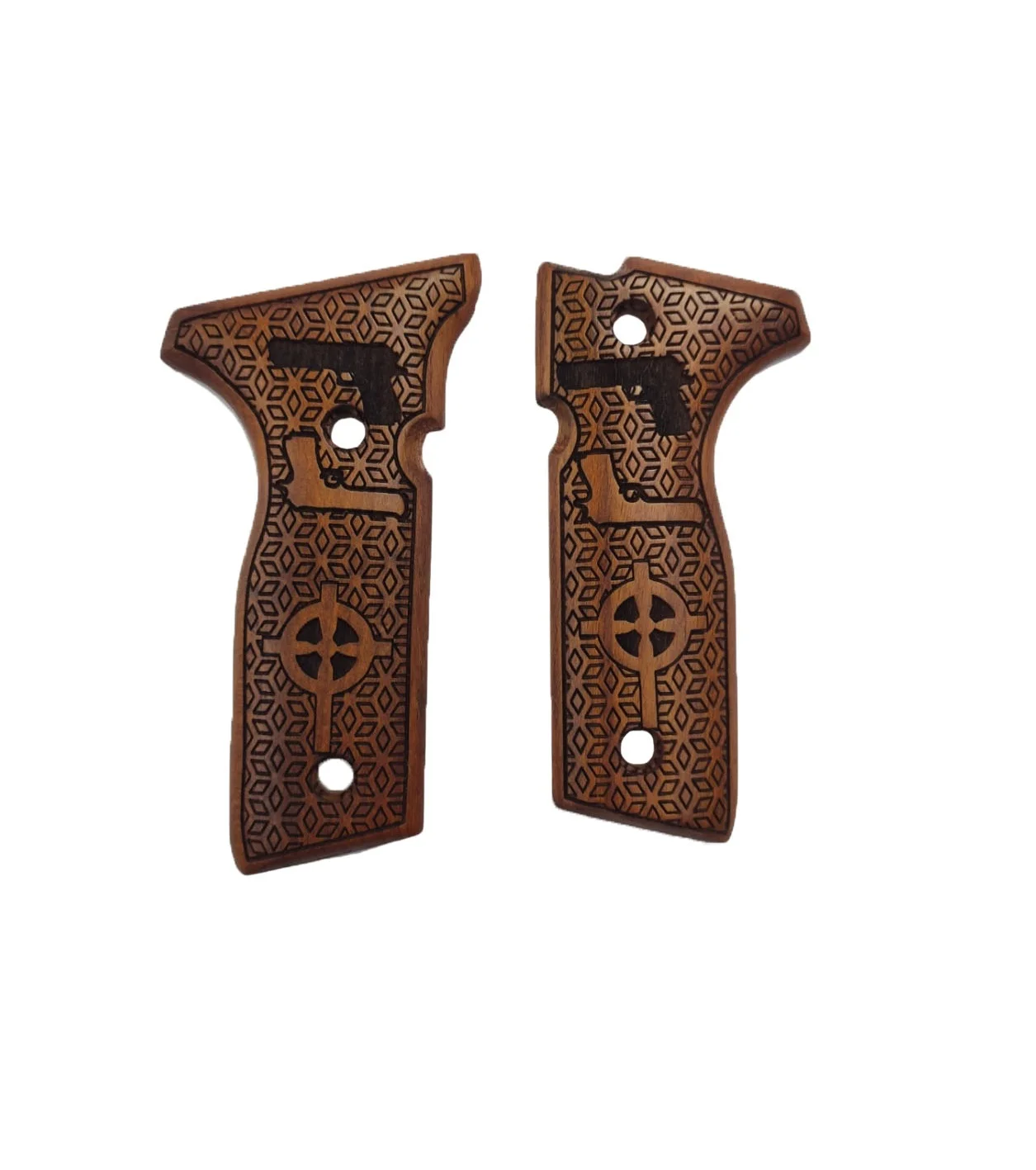 

Beretta Stoeger Compatible Laser Cut Wooden Grip 2022-1