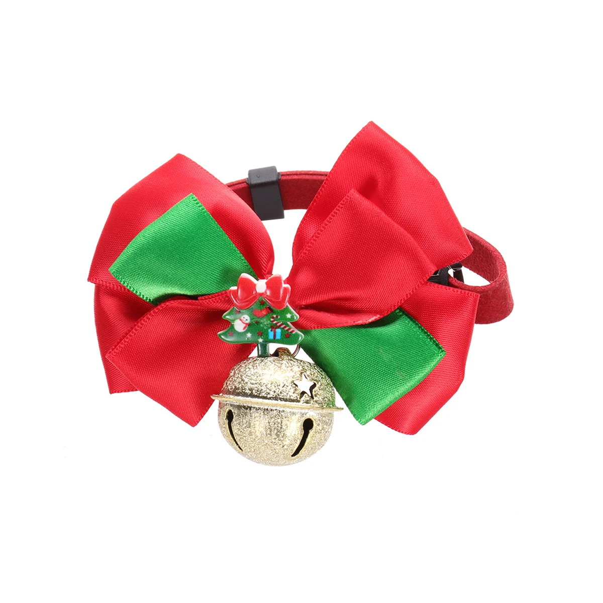 

Christmas Pet Bell Bow Tie Collar Adjustable Quick Release Dog Cat Neck Decoration Christmas Party Supplies Pet Bow Tie