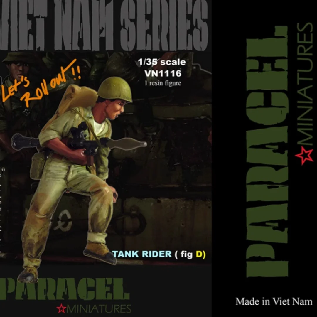 

1/35 Scale Resin Figure Vietnam War Soldier RPG Assembled Model Kit Statue Unassembled and Unpainted 3D printing toy