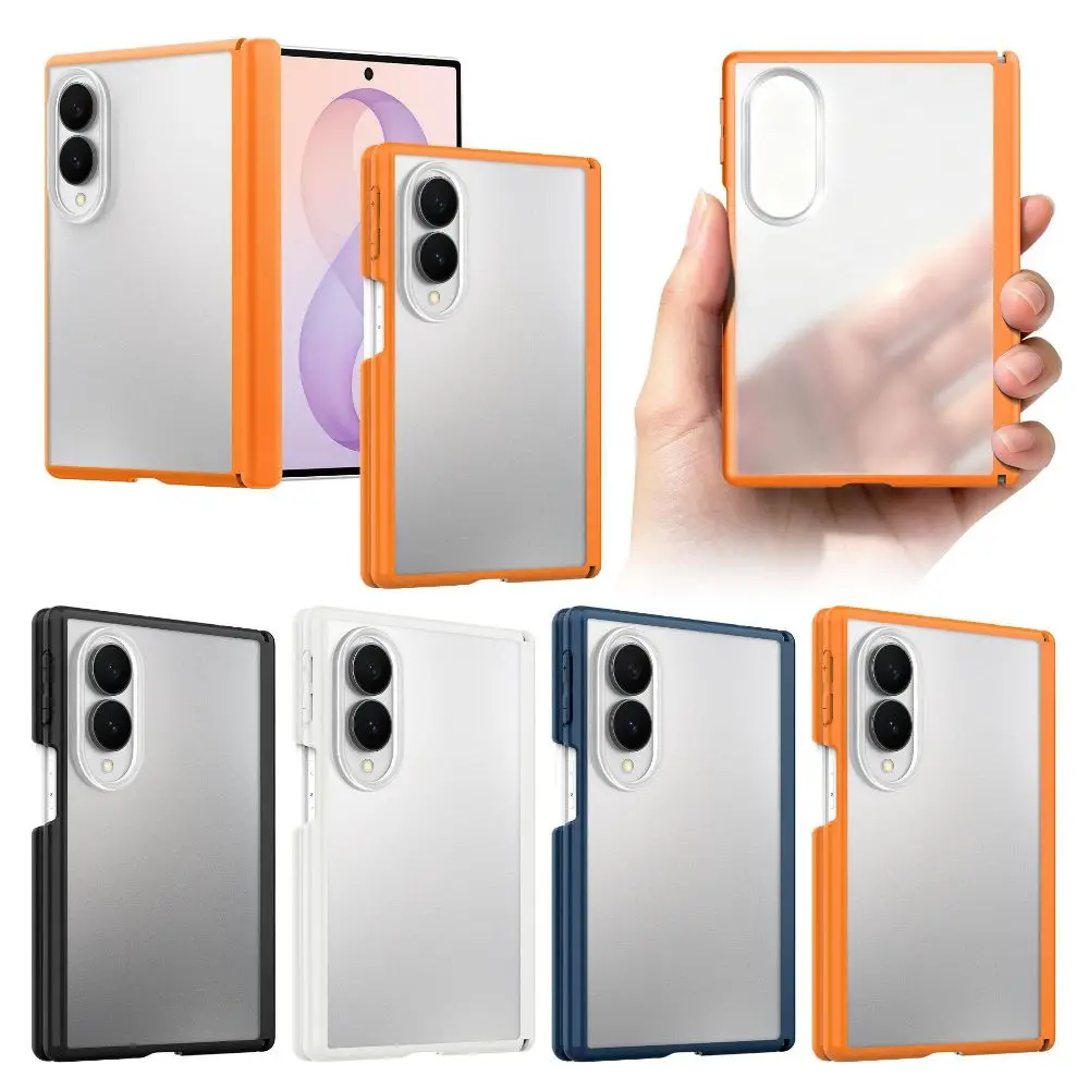 Transparent Matte Folding Phone Case for Samsung Galaxy Z Fold 8 Ultra