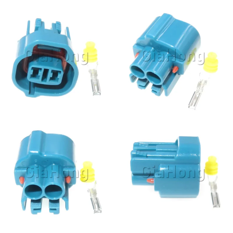 1 Set 2 Ways AC Assembly Parts 6189-0031 Car Canister Solenoid Valve Harness Socket For Toyota Auto Waterproof Wire Connector