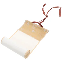 Rollos de pared colgantes en blanco, rollo de caligrafía china, papel Xuan, escritura, dibujo, rollos de pared para decoración del hogar, oficina y sala de estar