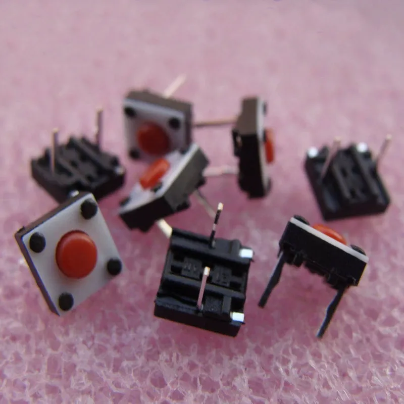 New HUANO 10PCS 6*6*3.4mm Blood Hand Ghost Q3Q5 DPI Speed Control Key Square 2Pin Mouse Microswitch