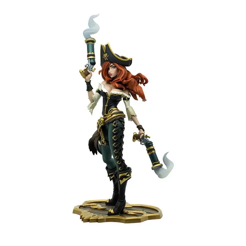 League of Legends LOL Female Gun Miss Fortune Hand-made Statue Medium-sized Sculpture Collection Game Hand-made Model Ornament