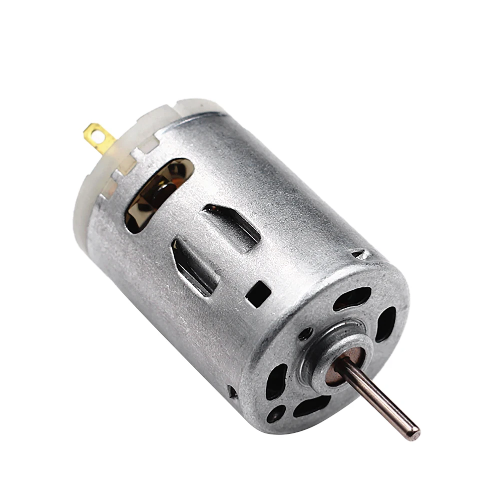 RS385 12V DC Motor 12000RPM High Speed Micro DC Motor Brushed Metal Stainless Steel Gear Motor for Electric Appliance Tools Part