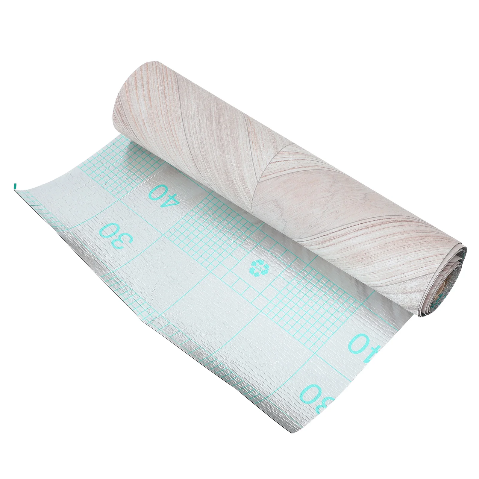 1 لفة من بلاط الأرضيات ذاتية اللصق قابلة للتقشير واللصق لأرضيات الفينيل ملصقات أرضية ذاتية الصنع مثالية للمكتب المنزلي التجاري