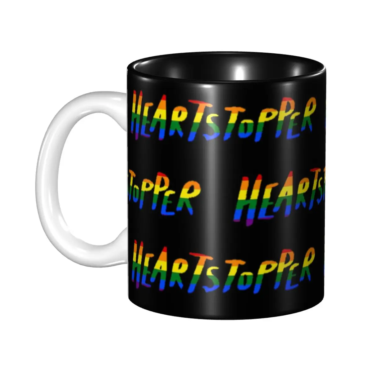 

Heartstopper Logo - Lgbt Flag Mug Funny Ceramic Coffee Cups Tea Mugs Milk Cup Drinkware Gifts for Friends
