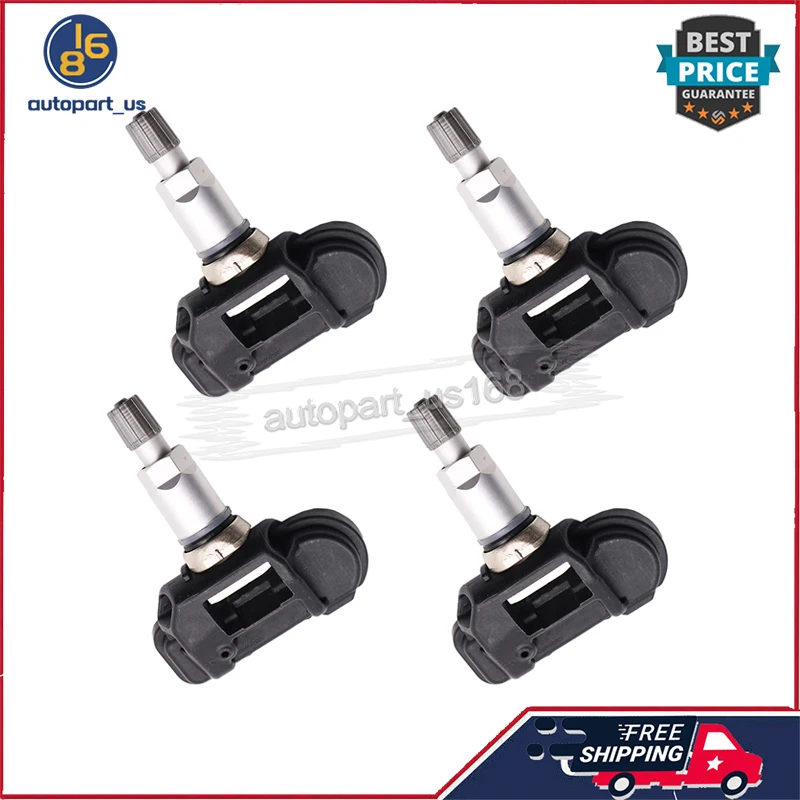 4Pcs 433MHz 670002790 TPMS Tire Pressure Sensor For Alfa Romeo 4C Citroen Jumper Fiat Ducato Maserati Ghibli Peugeot Boxer Combi