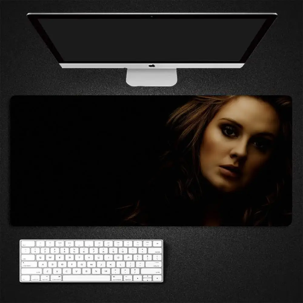 Singer Adele Mouse Pad Gaming Mousepad Large 900x400mm MouseMat Gamer Mause Carpet PC brave Desk