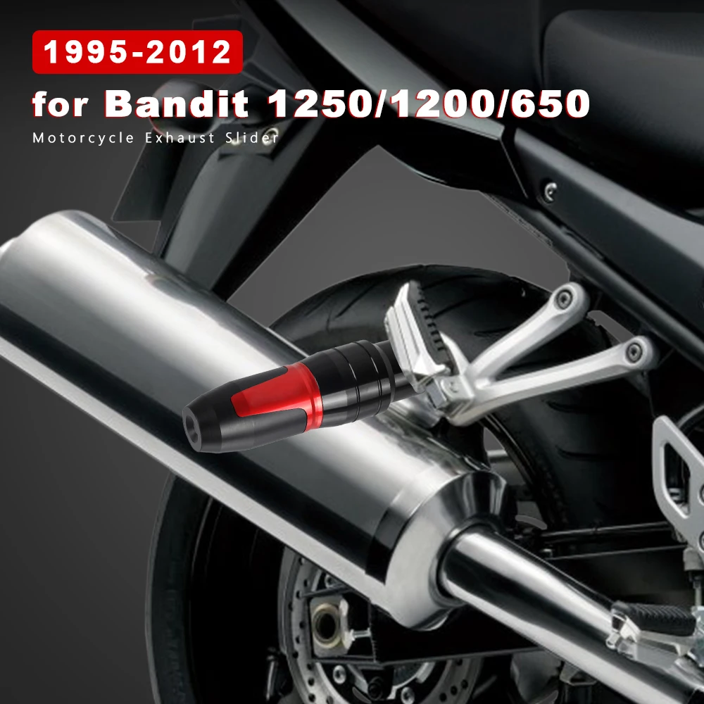 Falling Protection Aluminum Crash Protector Motorcycle for Suzuki Bandit 600 650 1200 1250 400 GSF Accessories Exhaust Slider