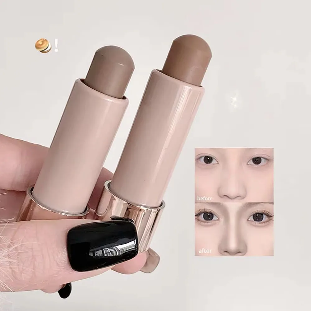 ترطيب ماتي المخفي كونتور عصا السلس دائم ثلاثية الأبعاد الأنف الظل مقاوم للماء الوجه تسليط الضوء على سطع كونتور ماكياج #1