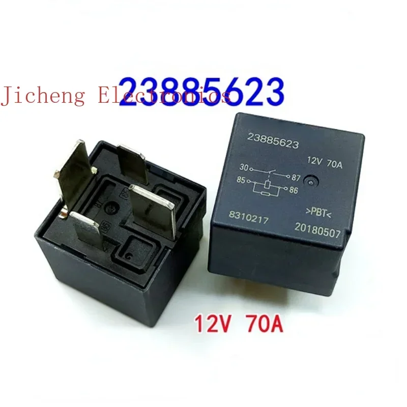 Stock 23885623 12V Wide Pin 70A HFV16 Automobile Relay HFV7 Factory