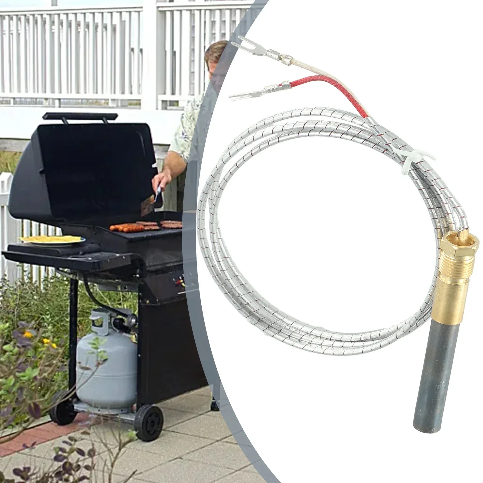 

Fireplaces Thermopile Thermopile Fryer Gas Fireplace Heater Temperature Pilot Generator Sensor Thermopile For Propane New