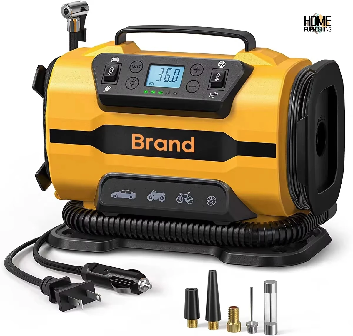 

DC12 /110V/230V high power 150PSi mini portable cordless wireless car air compressor pump tire inflator