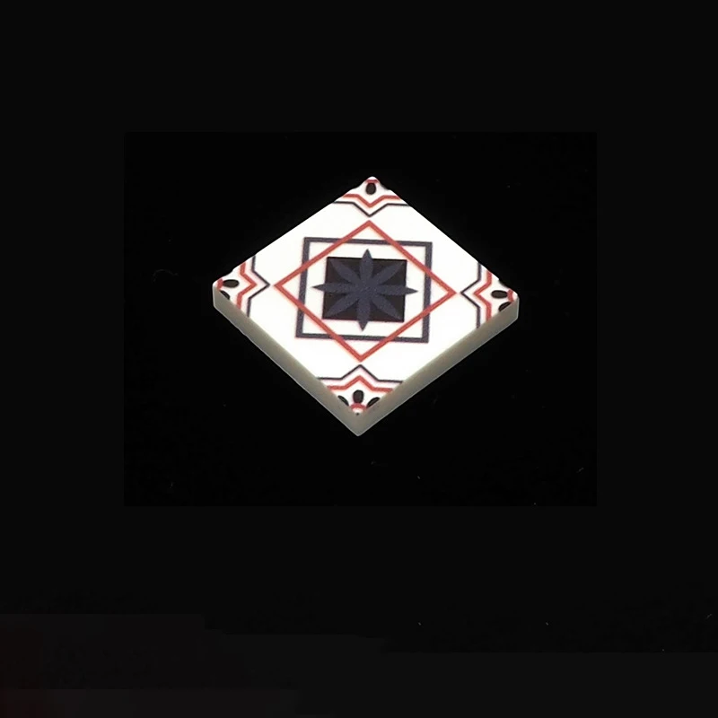 

MOC 10 шт. часть кирпича 3068 2x2 узором напольная плитка строительные блоки комплект печатная доска частичная игрушка детские подарки на день рождения и Рождество