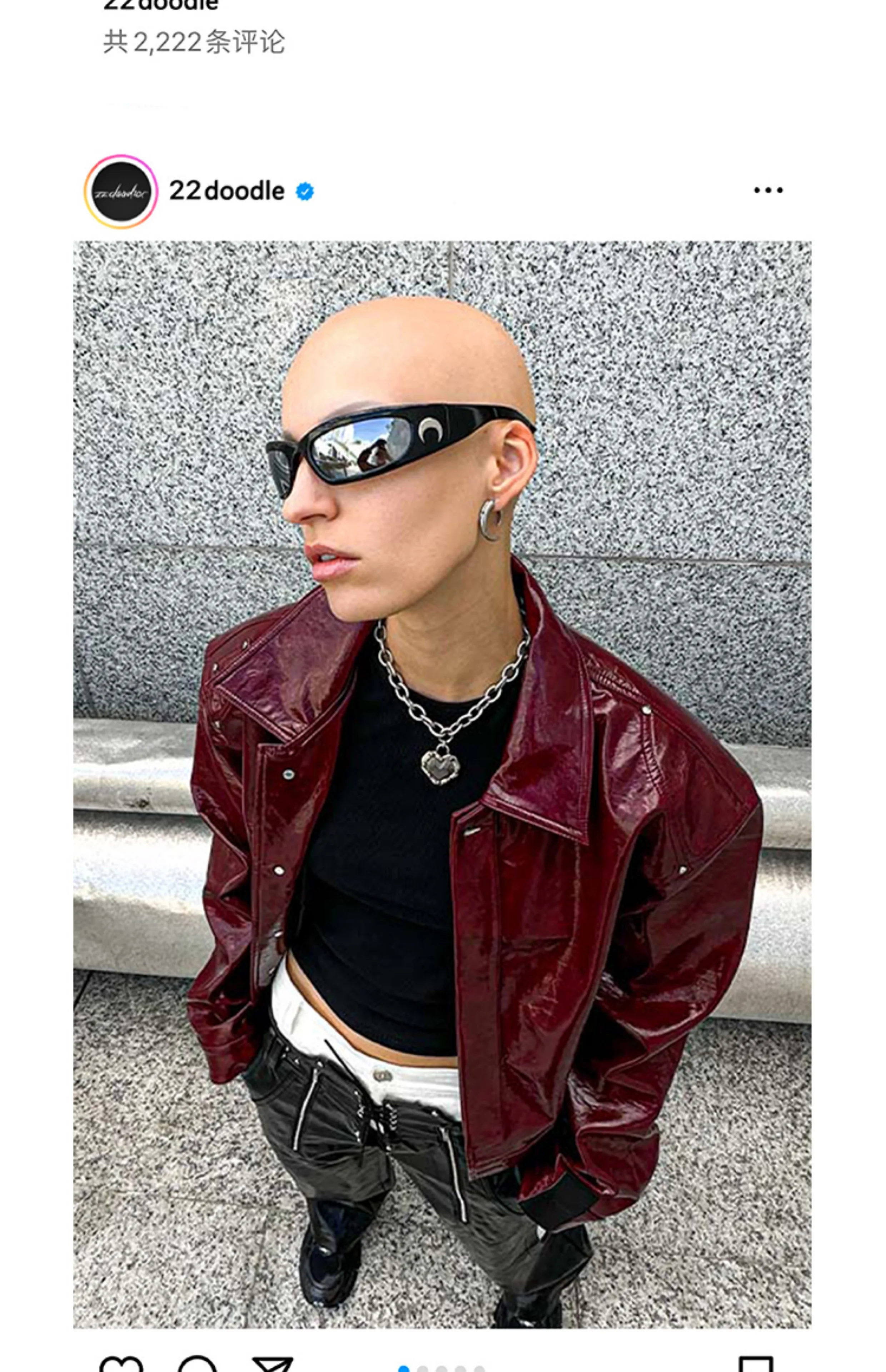 Lautaro Autumn Cool Short Oversized Pu Leather Jacket Women Shoulder Pads Zippper High Quality American Retro Punk Style Clothes
