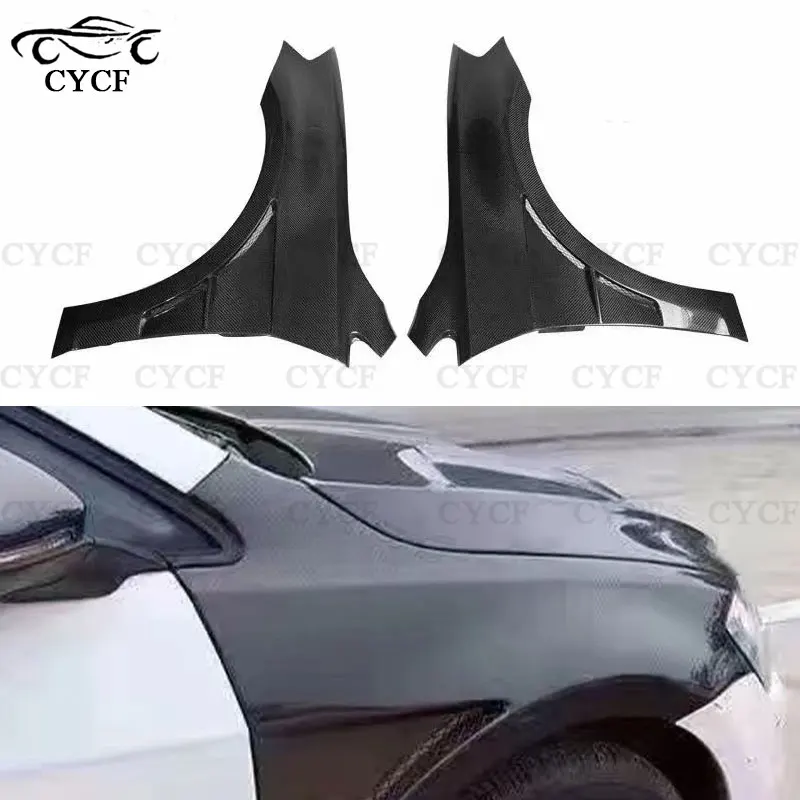 DM style carbon fiber front fender for Volkswagen Golf 7 R GTI 2014-2018