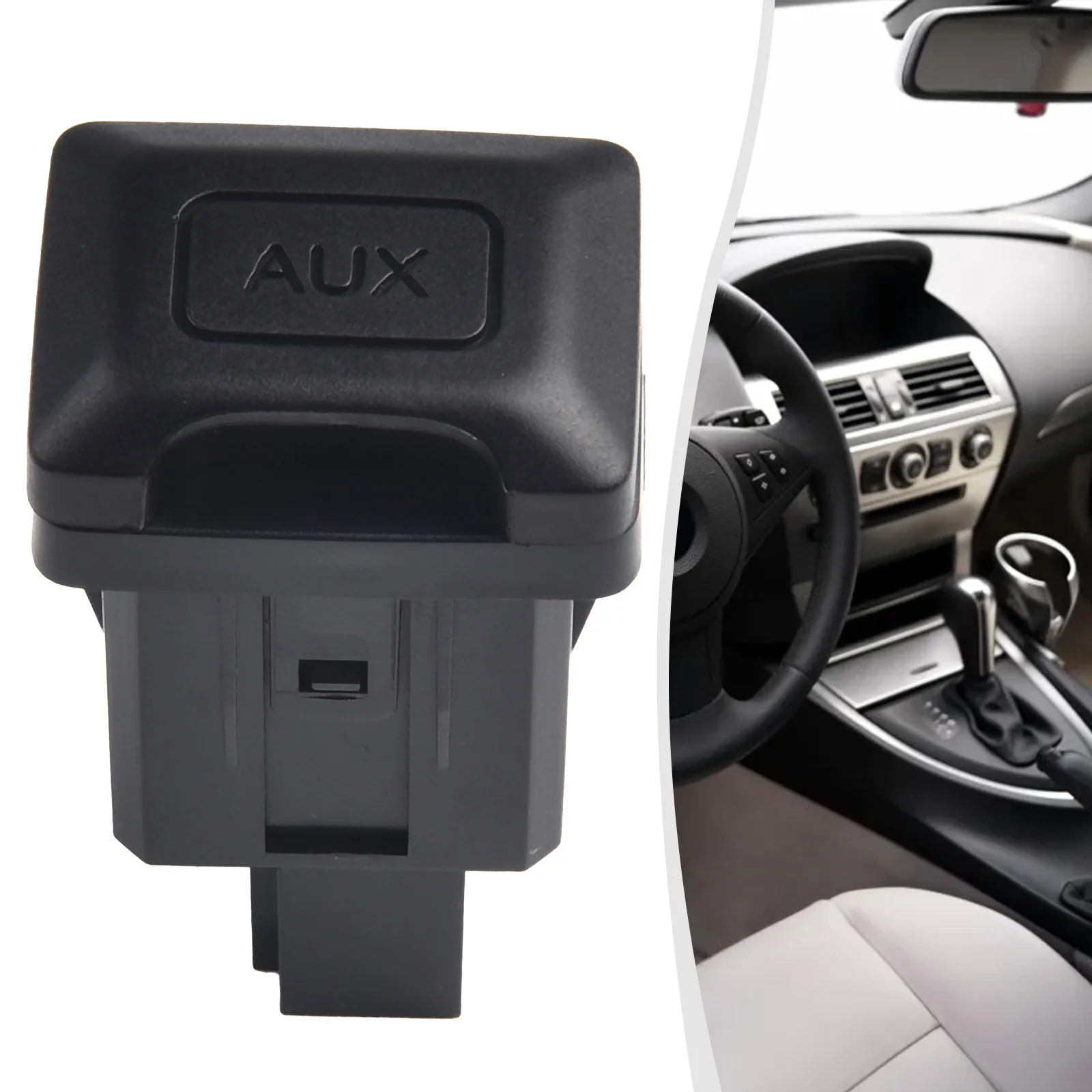 Auxiliary Input Adapter for Civic 2006-2011 and CR-V 2009-2011 OEM Equivalent to 39112SNAA01 39112-SNA-A01 5 Pin Aux Port