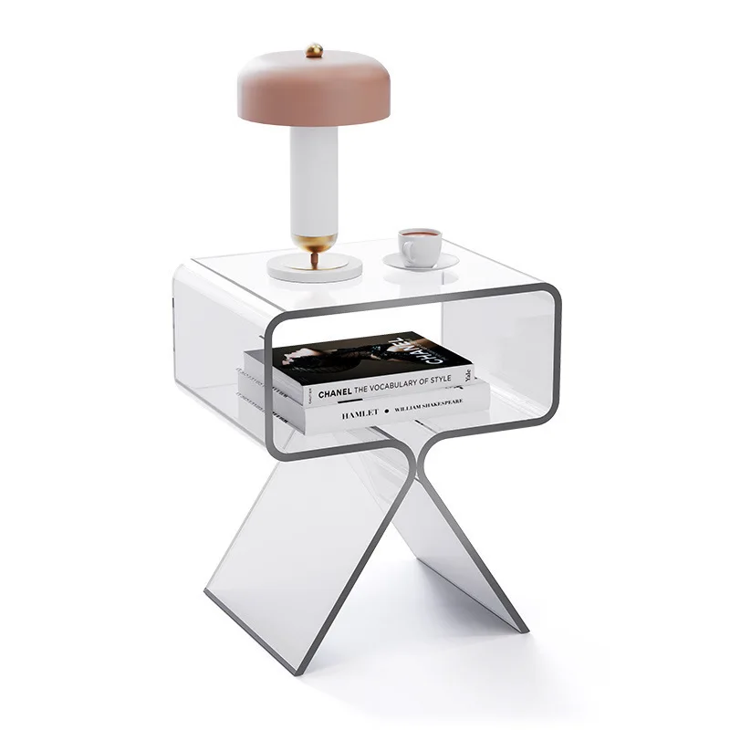 

Creative coffee beverage table light luxury simple side few modern Internet celebrity bedside storage cabinet