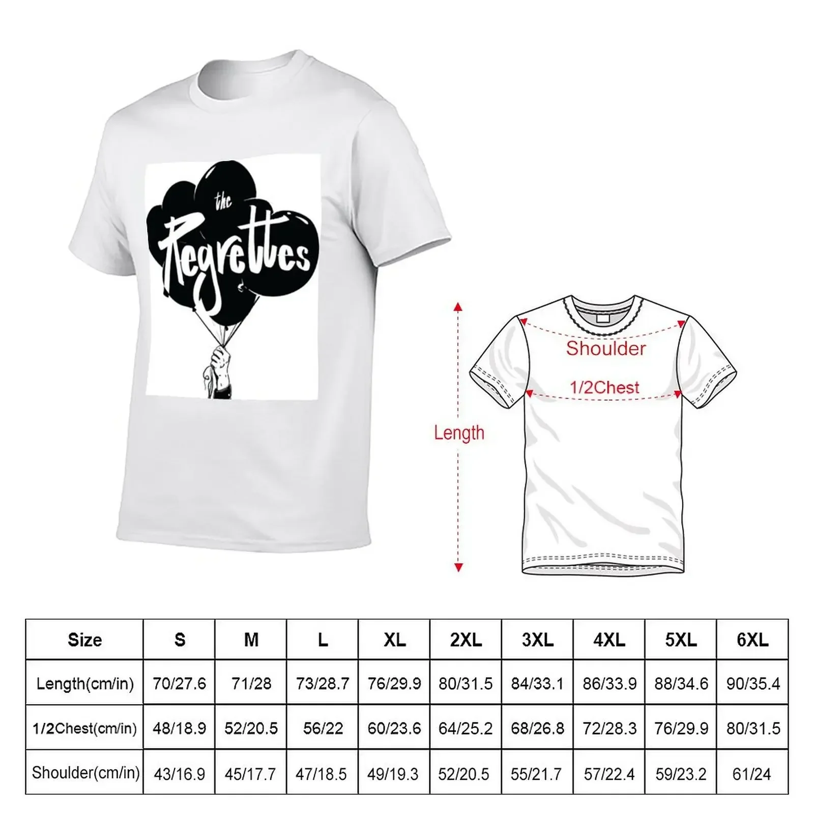 THE REGRETTES ALBUM 2020 DEDEKPREMAN T-Shirt summer tops hippie clothes man t shirt heavyweights clothes for men