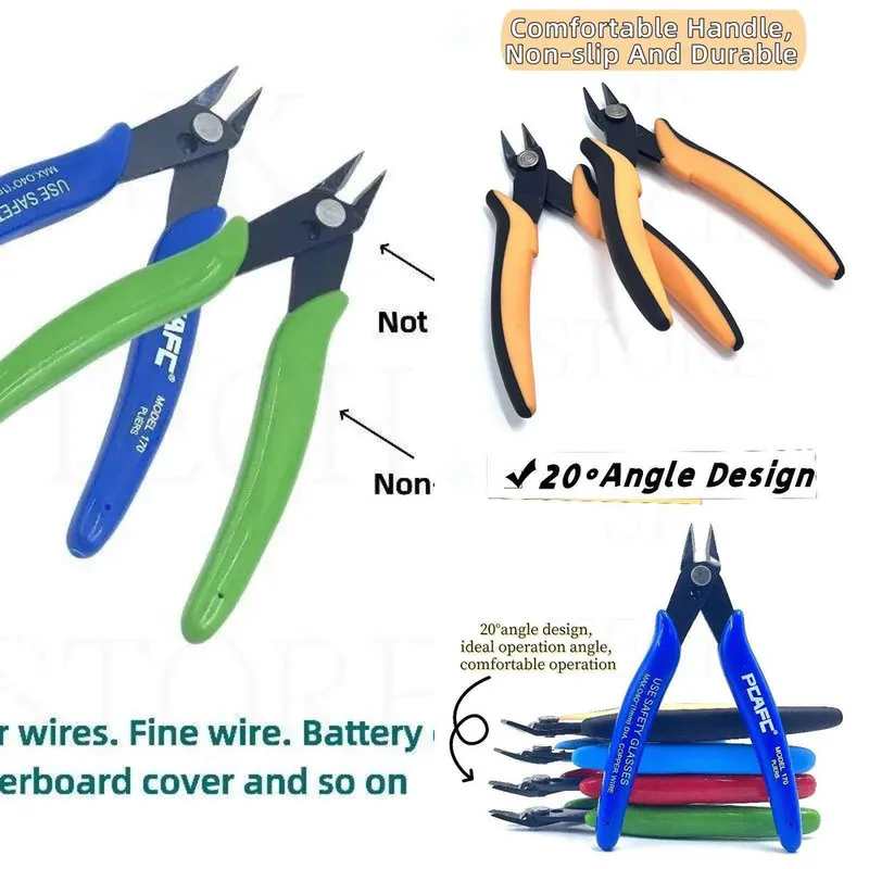 

5-inch Professional Wire And Cable Mini Cutter Used For Craft And DIY Multifunctional Precision Mini Cutting Pliers Tools.