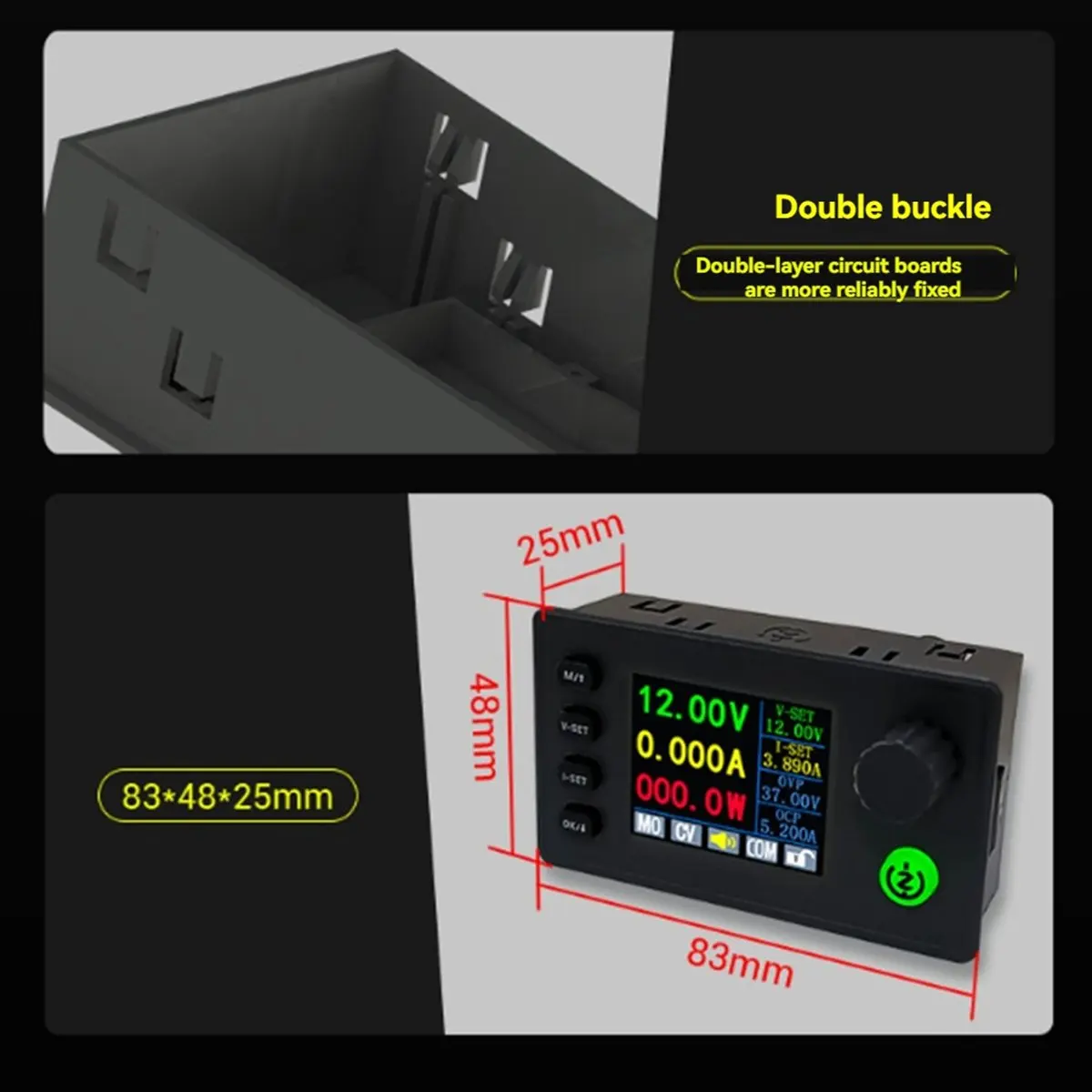 A49T SK150C with -U2T 1.8 Inch Color Screen CNC Lifting Voltage DC Adjustable Regulated Power Supply Module DC7-36V 8A 150W