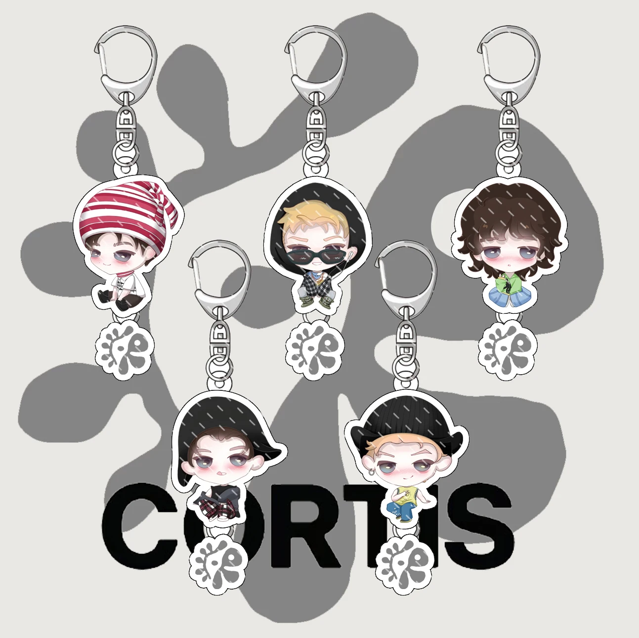 

Kpop CORTIS Ldol Group Key Chain Korean Style LOMO Card Fans Collection Gift