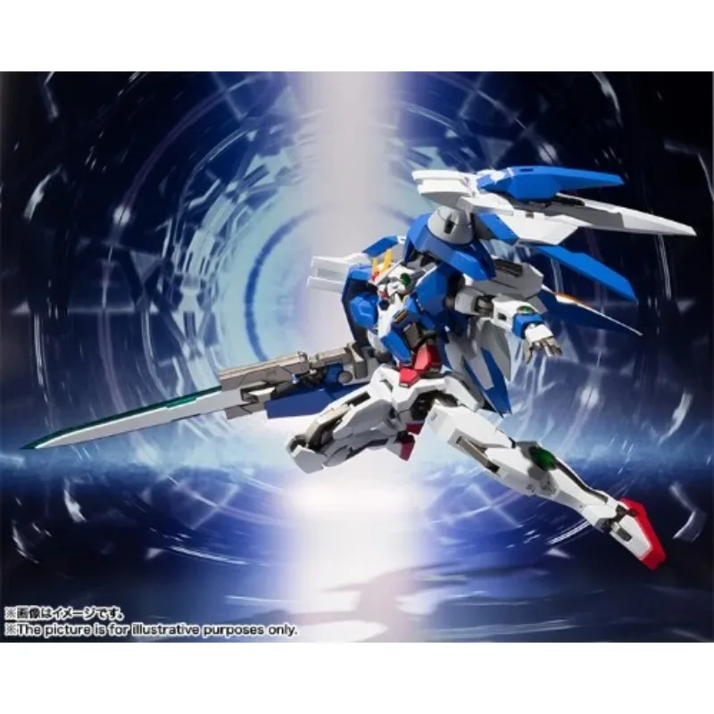 Bandai Original METAL ROBOT Out of print red label 00 Anime Action Figures Toys for Christmas Gift Collectible Model Ornaments