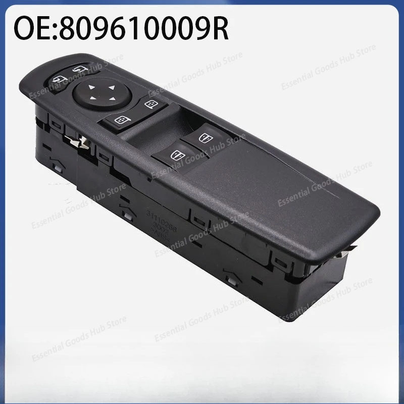 

809610009R подходит для переключателя управления стеклоподъемником левой передней двери для автомобилей Renault Megane RS.