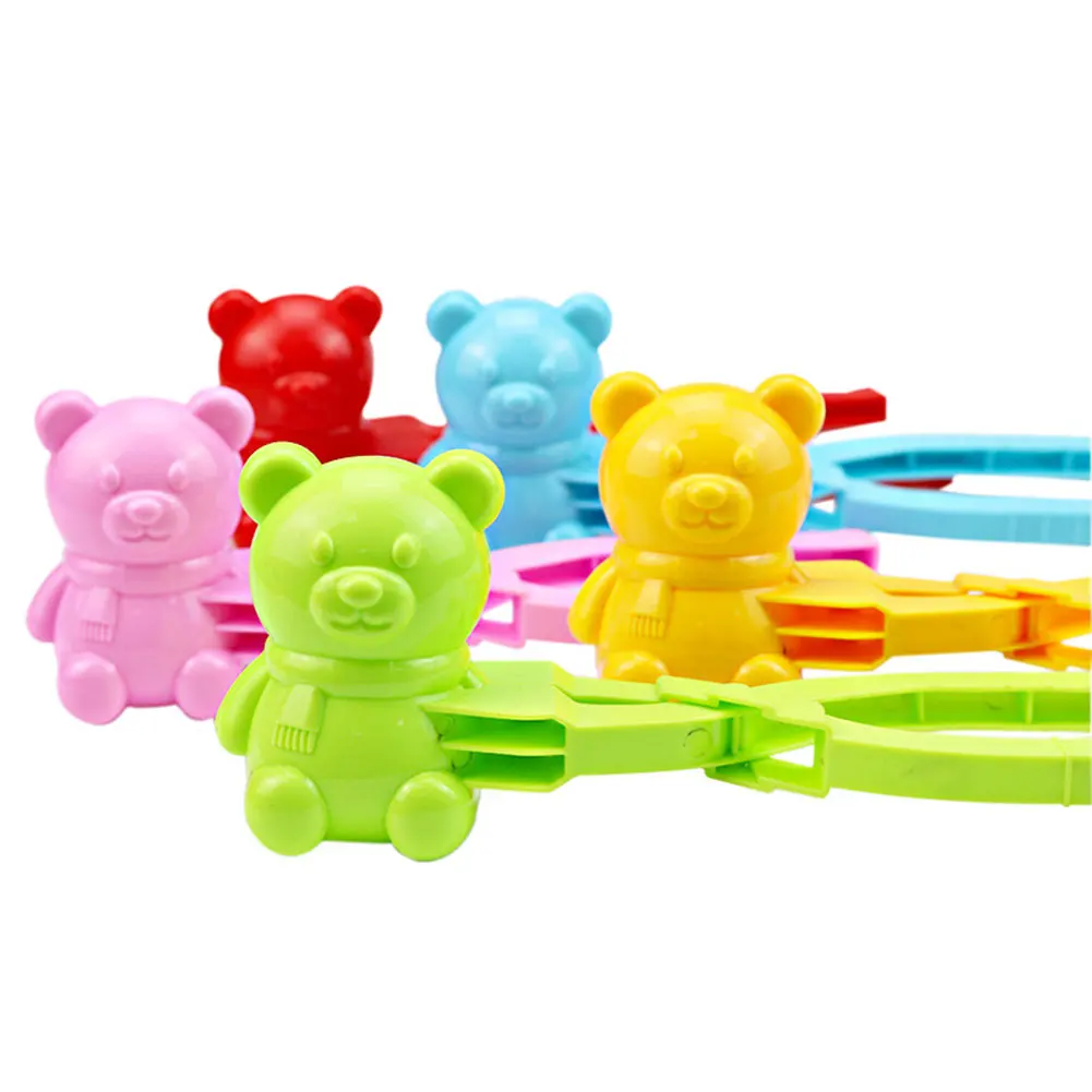 Duck Rice Mold DIY Snowball Maker Bento Accessories with Handle Winter Snow Toys Cute Animal Rice Shaper for Kids and Adults