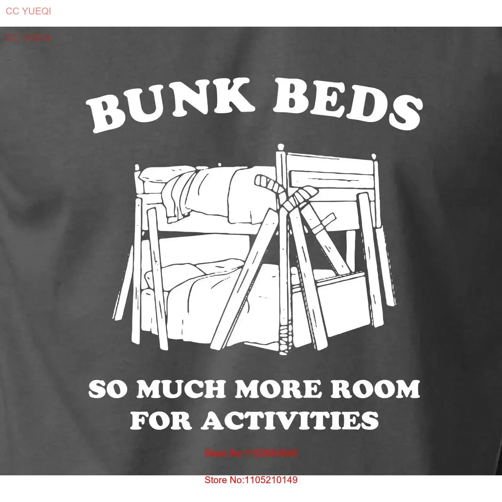 Will Ferrel BUNK BEDS T Shirt Funny Step Brothers Comedy Movie S 6XL vintage Washed Unisex Versatile fashion Breathable graphic
