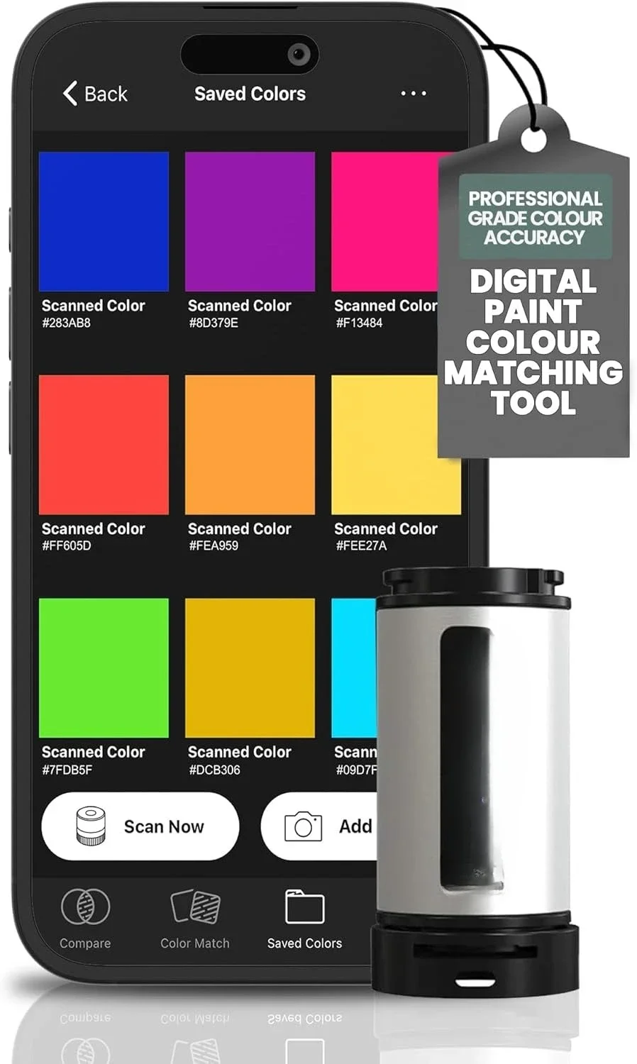 

Colorimeter - Mobile Color Matching Tool - Instantly identify closest matching paint colors, products, and digital color values