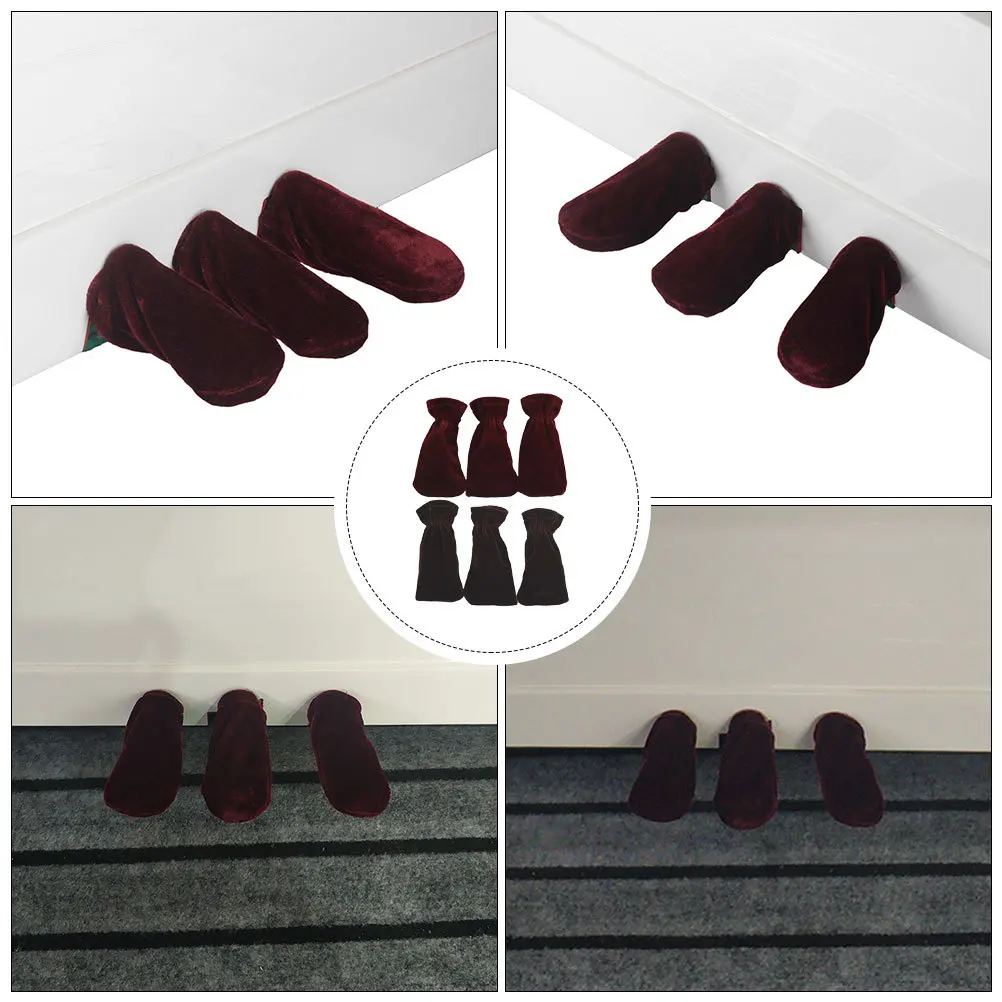 

6Pcs Piano Pedal Covers High Quality Soft Non Slip Protective Sleeves Elastic Band Piano Foot Pedal Protectors
