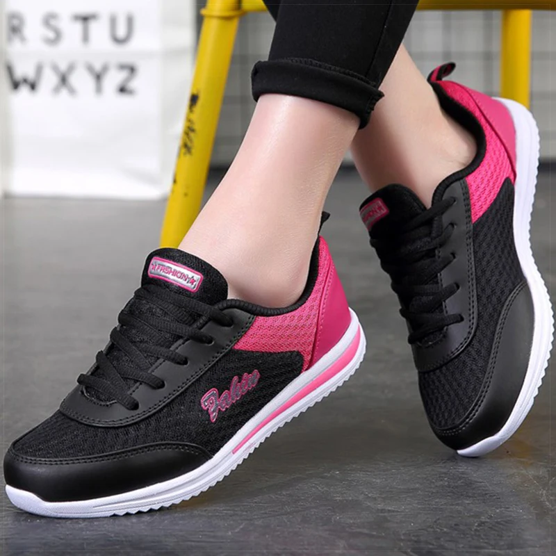 Women Sneakers Lightweight Women's Sports Shoes 2024 Stylish Casual Sneakers Trainers Vulcanize Shoes For Women Zapatillas Mujer