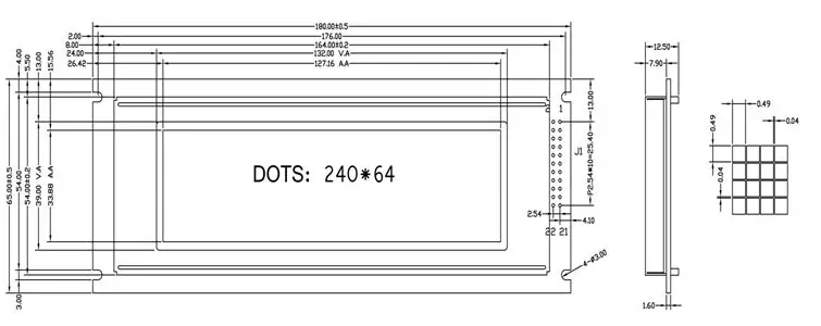 Imagem -02 - Substituto para 5.5ich Display Lcd Lmcj6s003c30p Lmcj6s003c30ps Fstn-lcd Novo