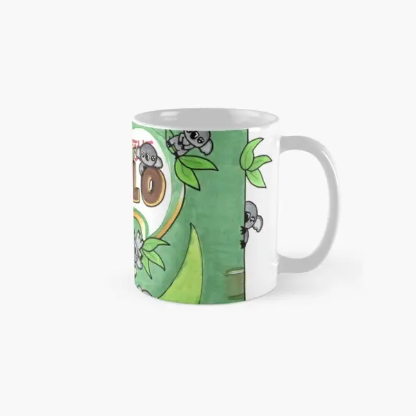 

Is Milo A Koala Ty Drink Classic Mug Printed Photo Design Coffee Image Drinkware Picture Tea Simple Gifts Cup Handle Round