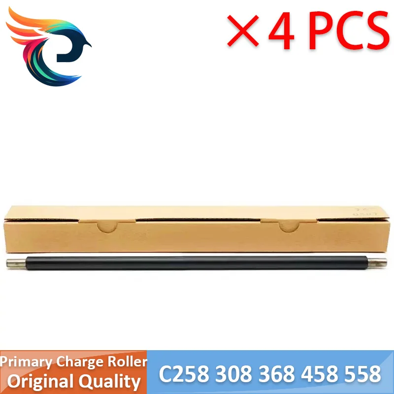 4PCS Original Quality Primary Charge Roller for Konica Minolta Bizhub C258 308 368 458 558 658 308 368 458 558 226i 246i 266i