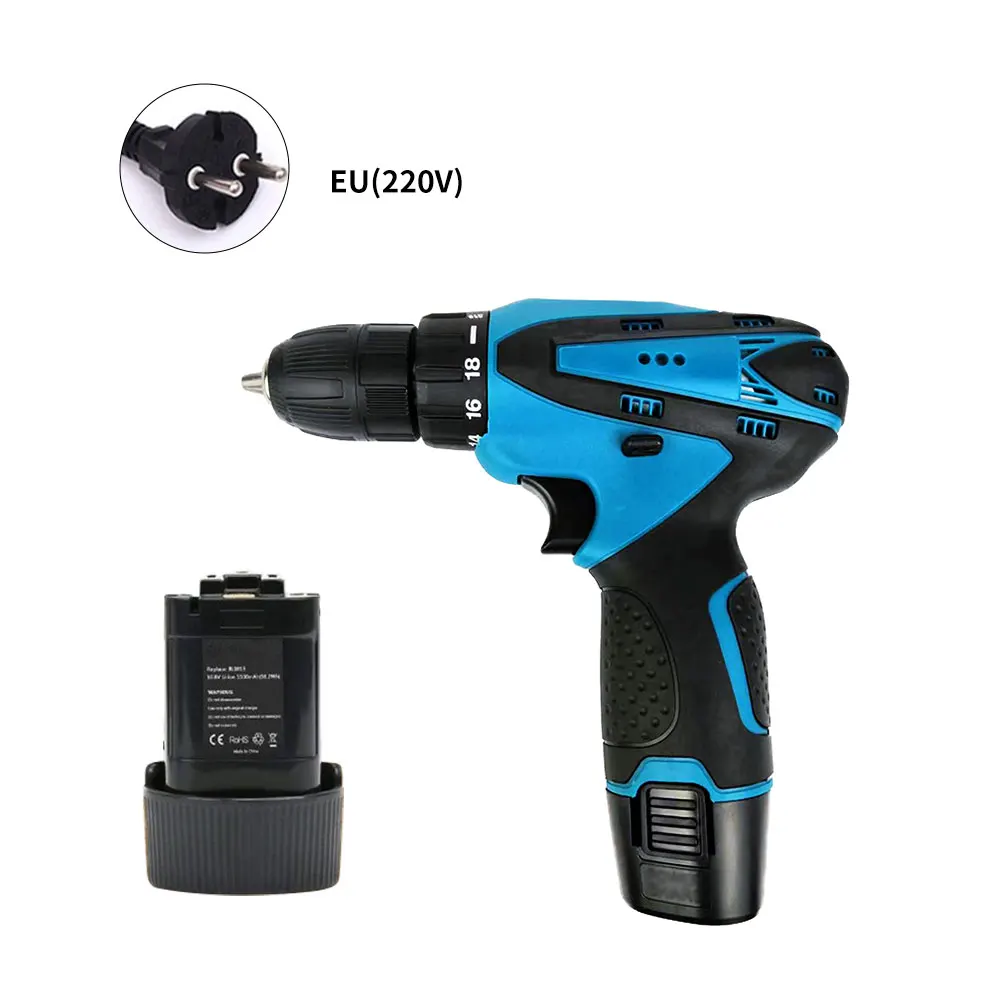 Portable Electric Drill Electric Screwdriver Wirelessly Powerful Electric Drill  Mini Multifunctional Household Electric Drill