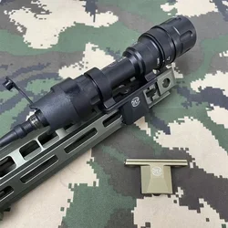Airsoft Tactical Surfire RM45L Off Set Mount For Surefir M951 M952 M620 Flashlight Mount For Hunting Picatinny Rail