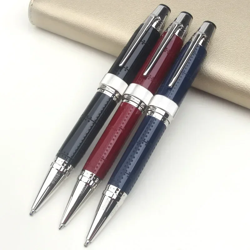 مجموعة قلم حبر جاف MB Antoine De Saint-Exupery رولربال أزرق أسود أحمر كتابة حبر معدني كامل للأعمال