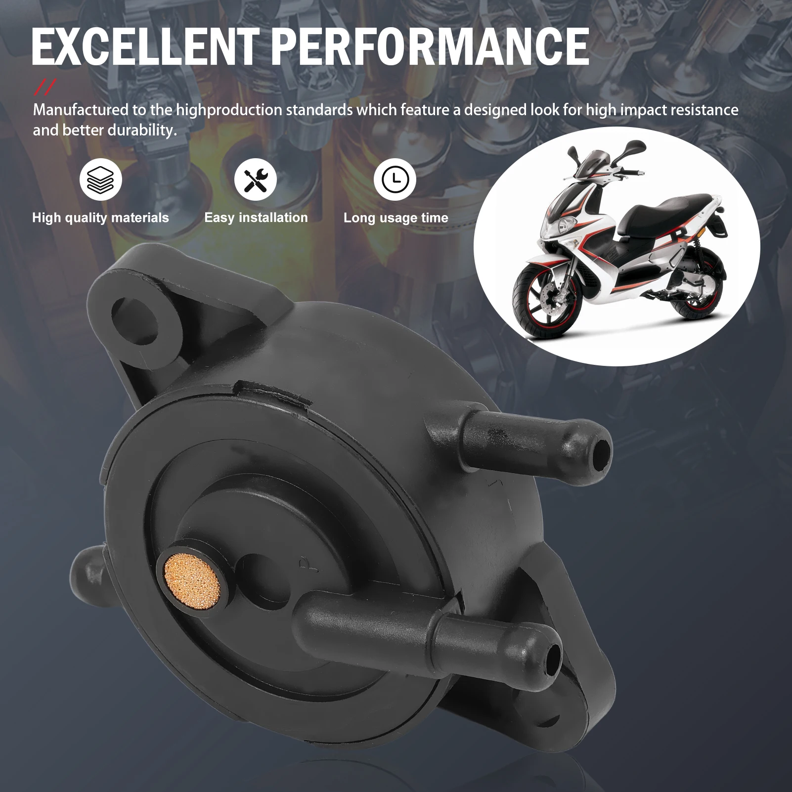 Low Pressure Petrol Pump Vacuum Pump for Pi-aggio Derbi Gilera Vespa Runner Scooter