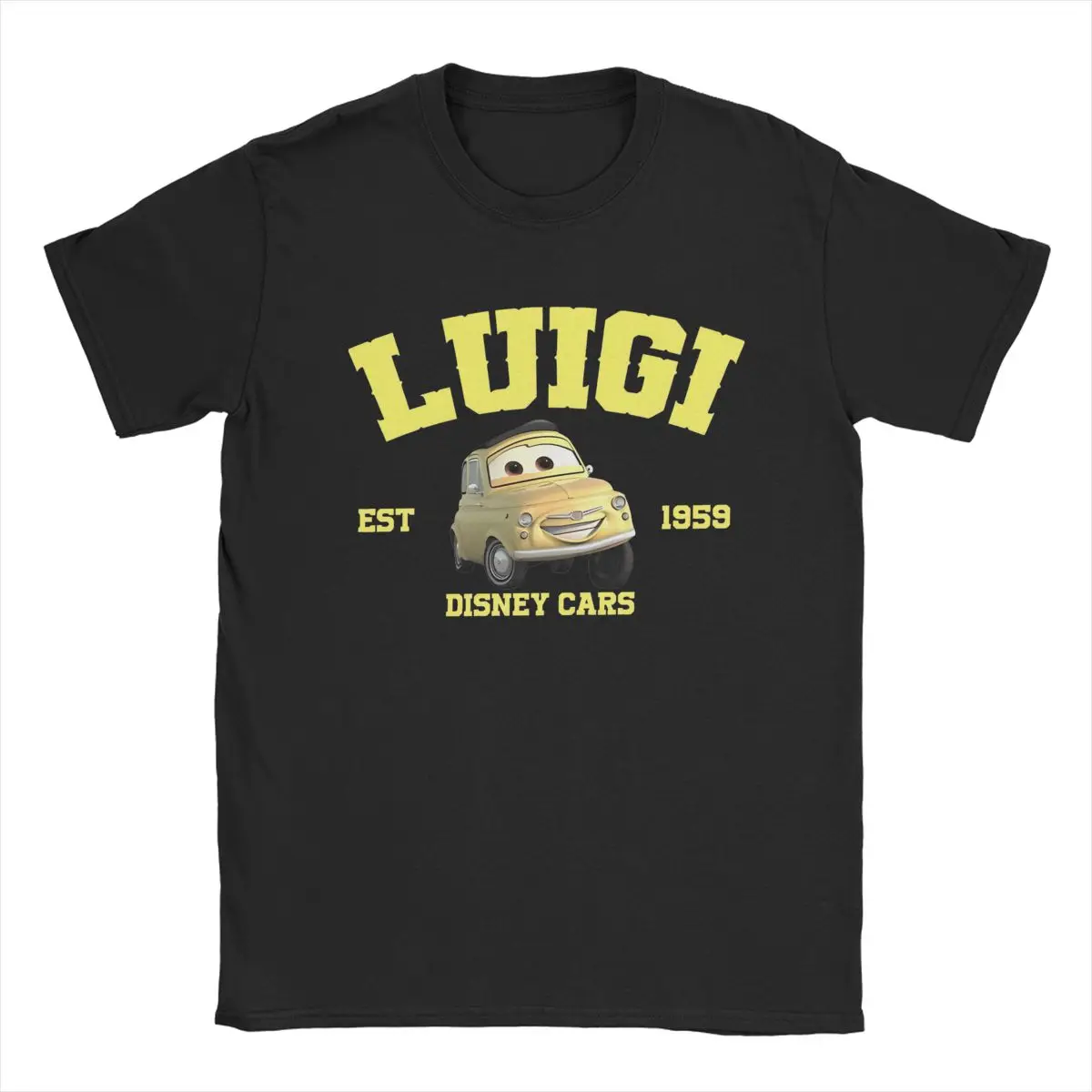 Camiseta para hombre y mujer Luigi Est 1959, camisetas Lightning McQueen Cars, camisetas de ocio de verano, ropa de algodón de diseño Vintage de talla grande