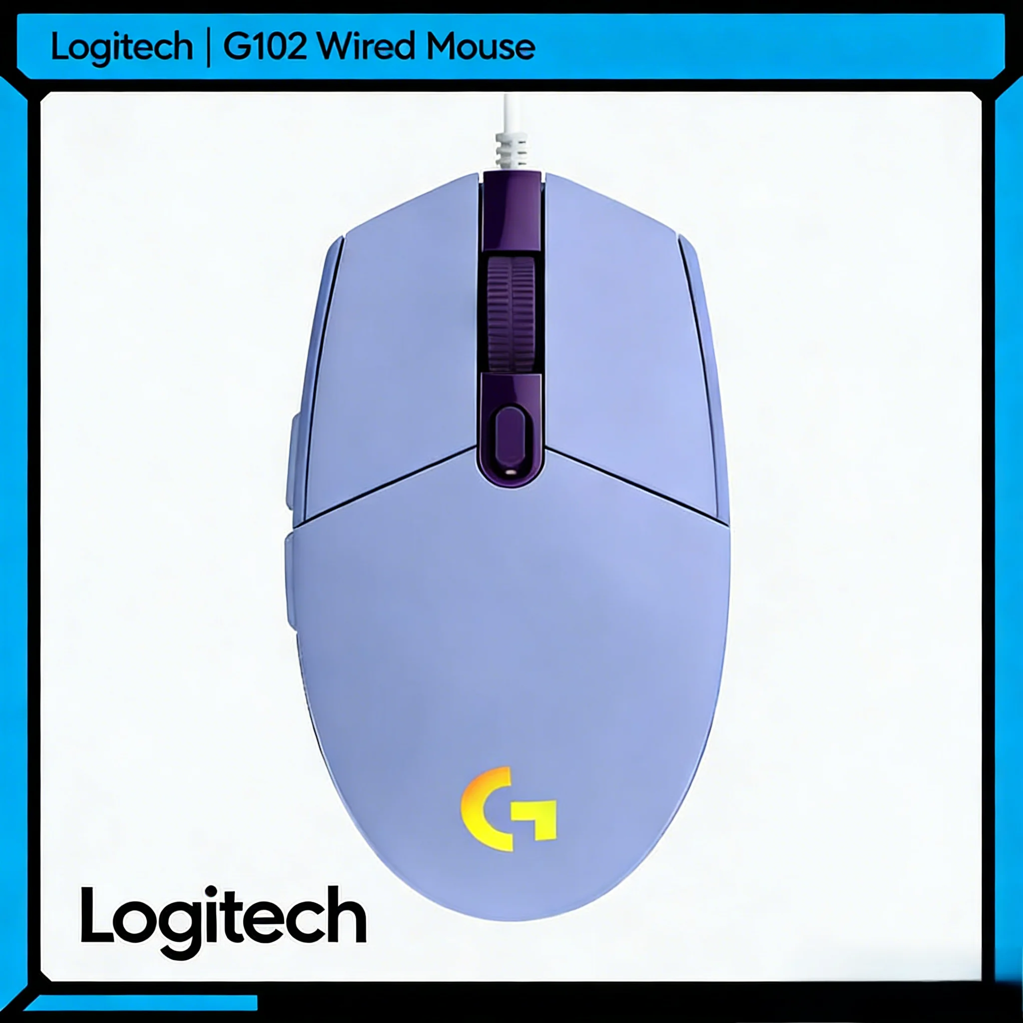 

Logitech G102 Gaming Office Mouse RGB Lightsync 8000DPI Ergonomic Grip