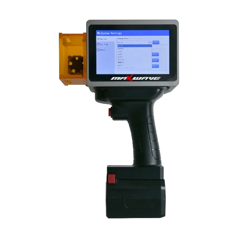 [ขายดีที่สุด] เครื่องมาร์คกิ้งไฟเบอร์แบบมือถือขนาดเล็ก 5 วัตต์ สำหรับพลาสติกแข็งและโลหะ