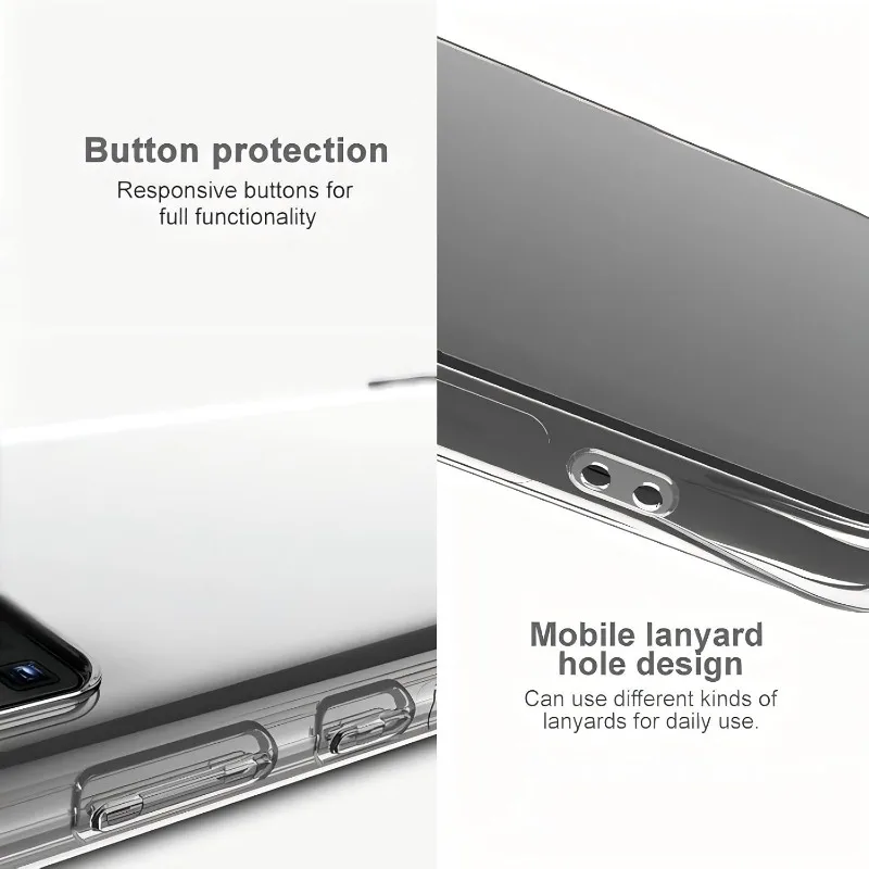 Case For Sony Xperia 5 10 1 VII VI V IV III II Transparent Protective Cover Four Corners Shockproof Bumper Coque Fundas view 5