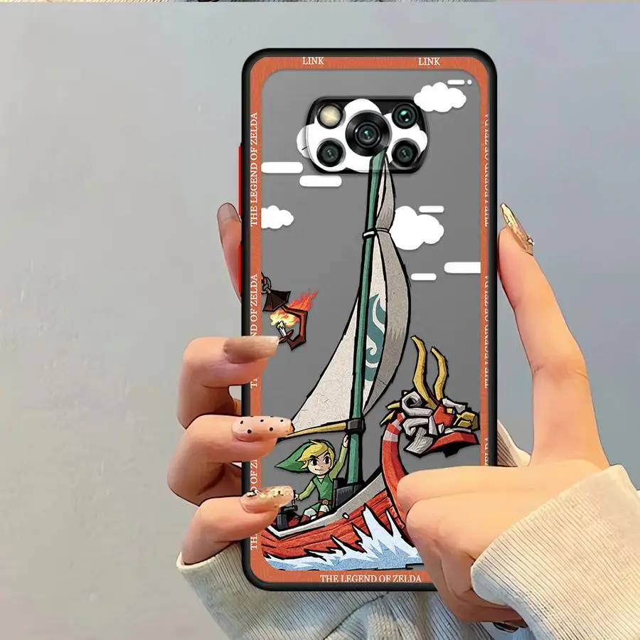 حافظة The Legend Game Z-Zeldas لهاتف Xiaomi Poco C51 X3 X4 X5 Pro C40 X3 NFC C50 M5s F3 غطاء هاتف خلفي