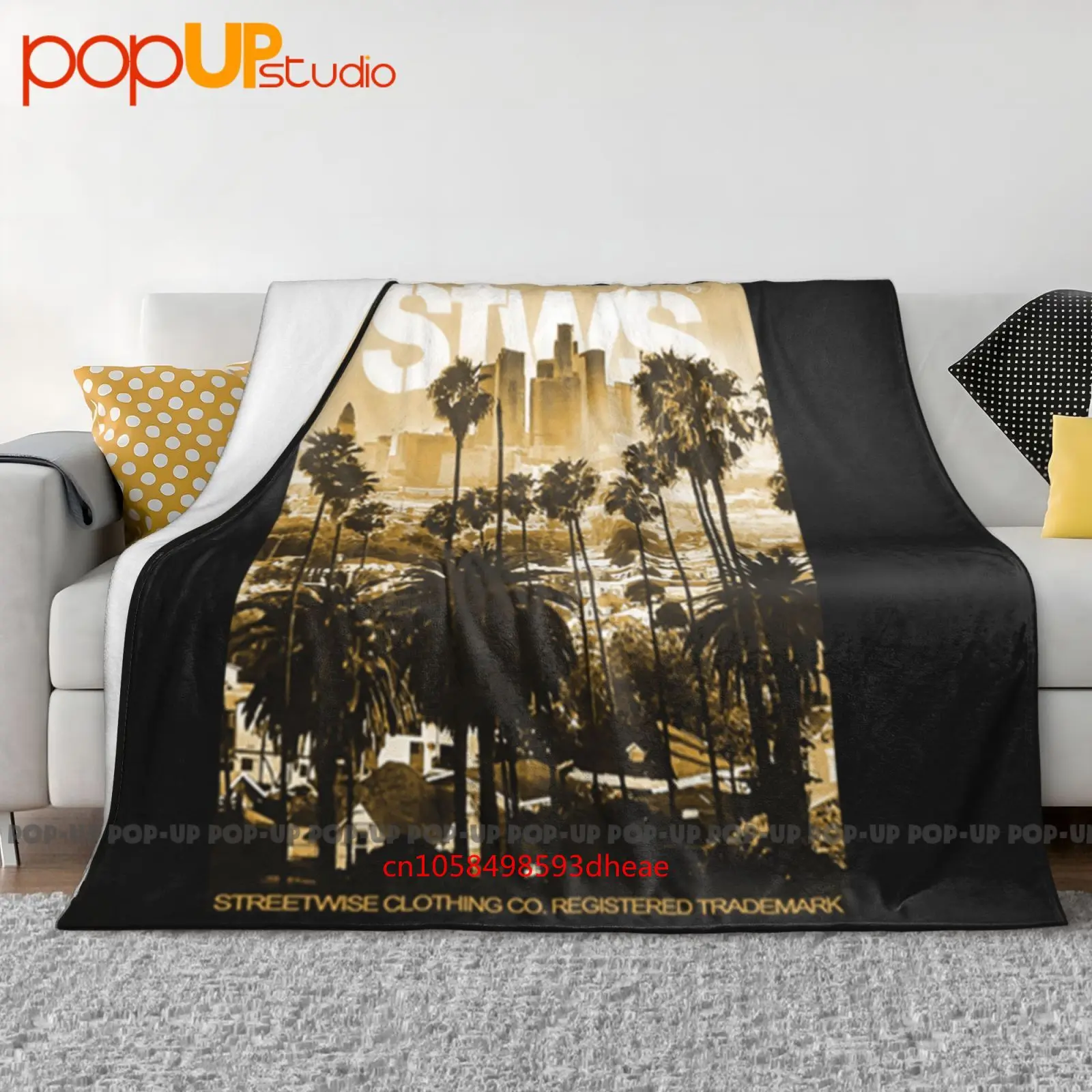 Streetwise Jungle Los Angeles Palm Ultra-Soft Blanket Quilt Winter Sofa Cover Bed Covers