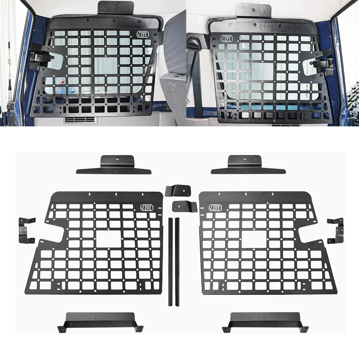 トヨタ ランドクルーザー76 LC76 2007-2025 サイドウィンドウ収納